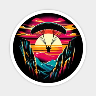 Paragliding Wings of Freedom Design Magnet